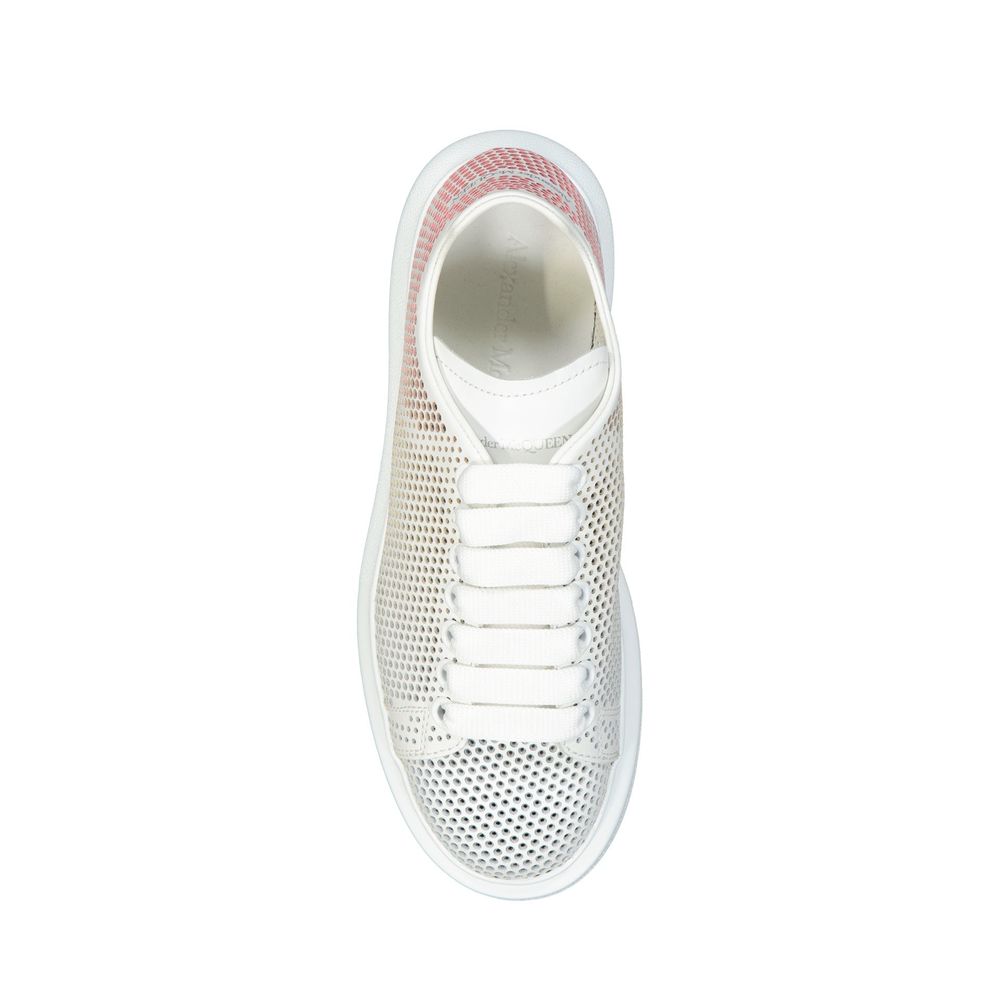 Alexander McQueen White Calfskin Low Top Sneakers by Alexander McQueen outlet now on sale