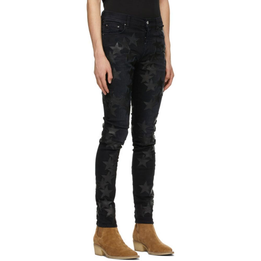 Amiri Gray Cotton Skinny Jeans by Amiri outlet now on sale