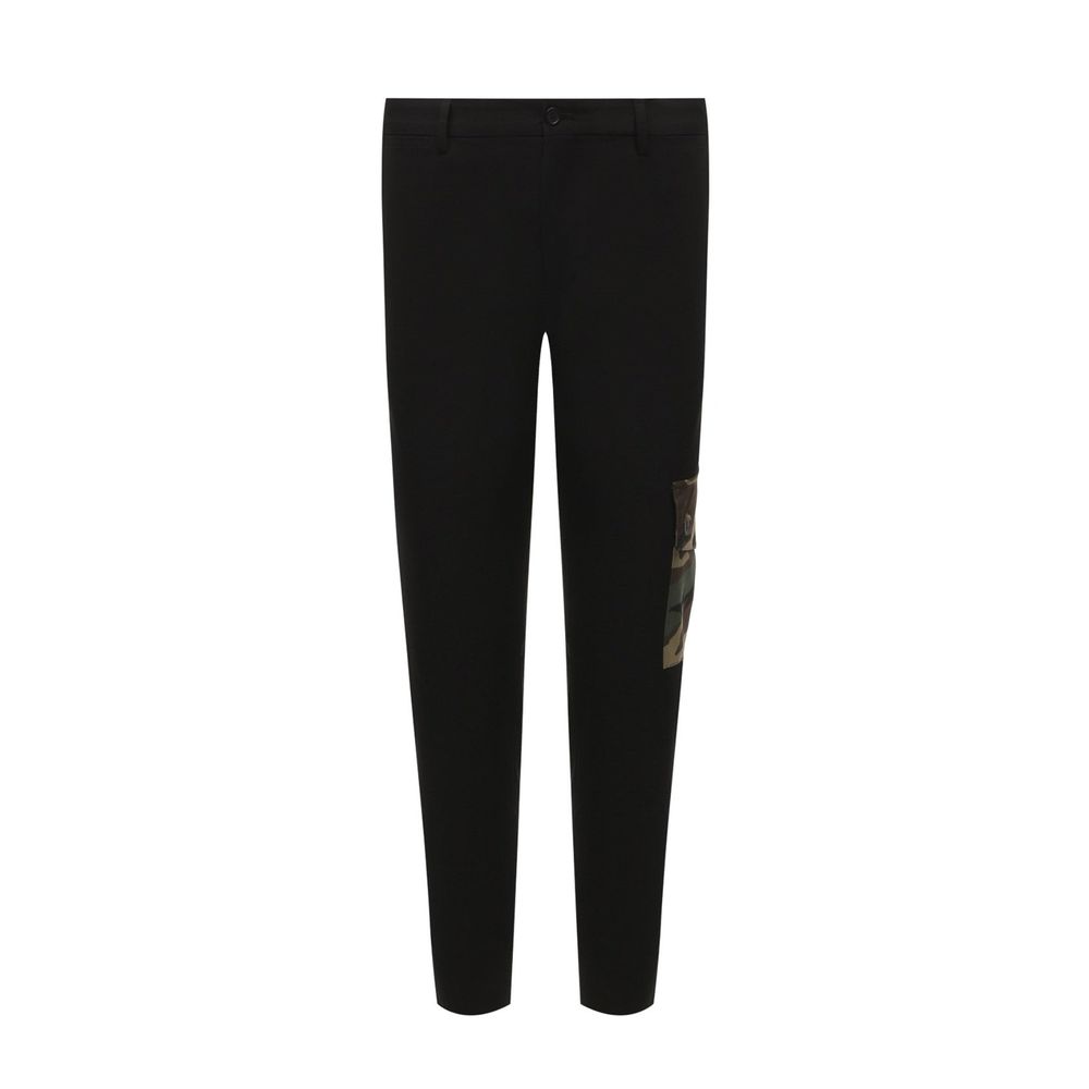 Dolce & Gabbana Black Cotton Cargo Pants by Dolce & Gabbana outlet now on sale