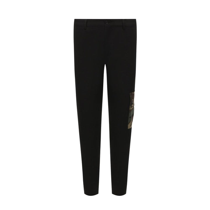 Dolce & Gabbana Black Cotton Cargo Pants by Dolce & Gabbana outlet now on sale