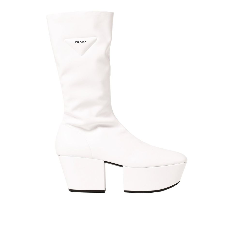 Prada White Polyethylene Boots by Prada outlet now on sale