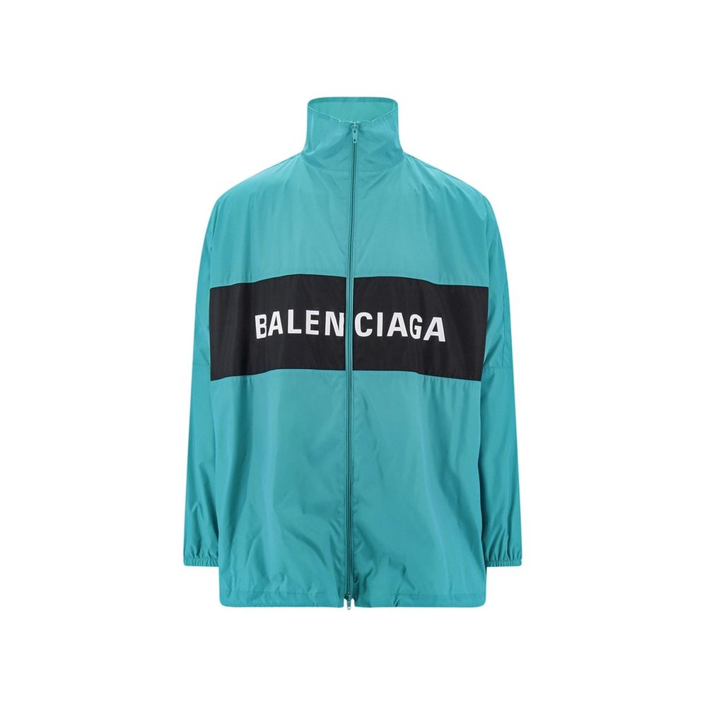 Balenciaga Bicolor Polyamide Shell Jacket by Balenciaga outlet now on sale