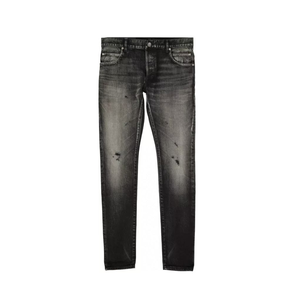 Balmain Black Cotton Skinny Jeans by Balmain outlet now on sale