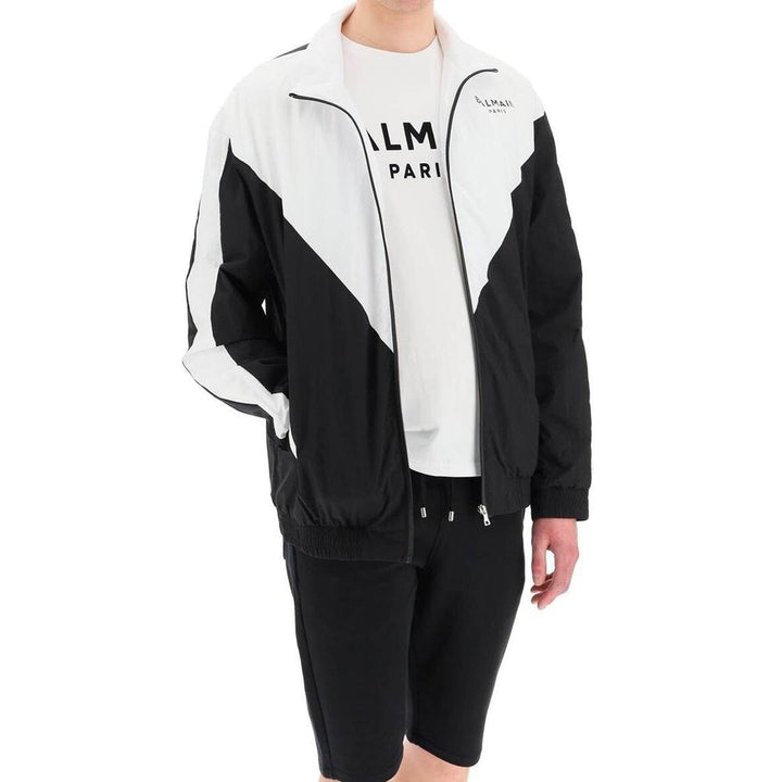 Balmain Black Polyamide Shell Jacket by Balmain outlet now on sale