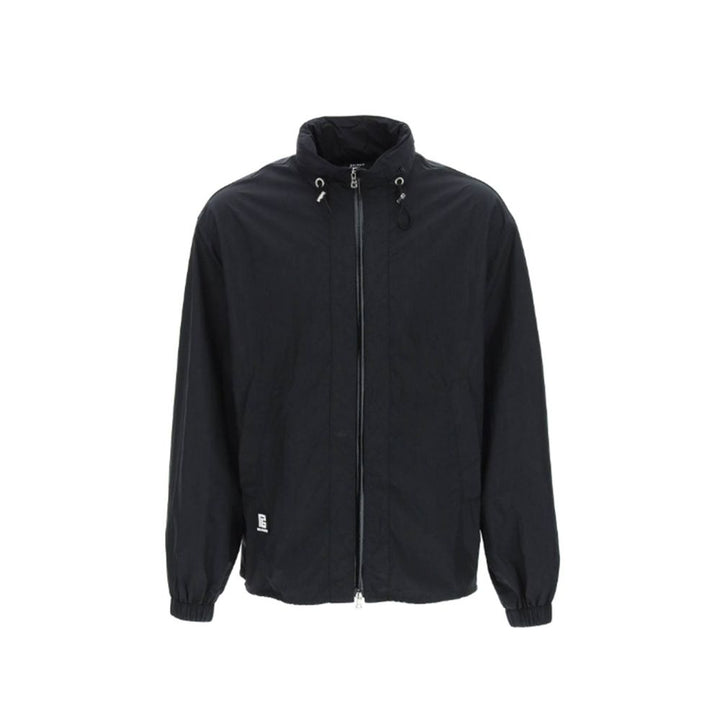Balmain Black Nylon Shell Jacket by Balmain outlet now on sale