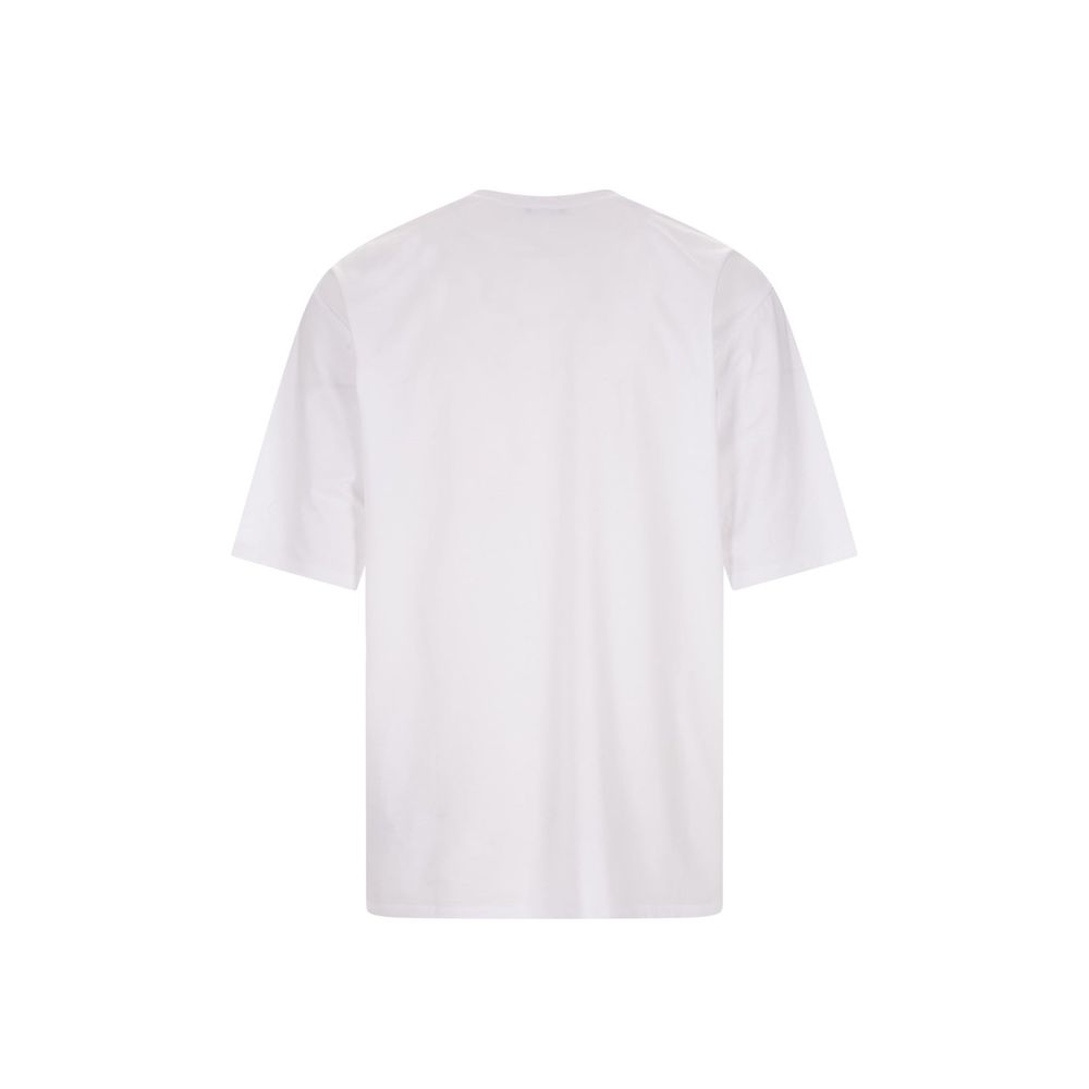 Balmain White Cotton T-Shirt by Balmain outlet now on sale