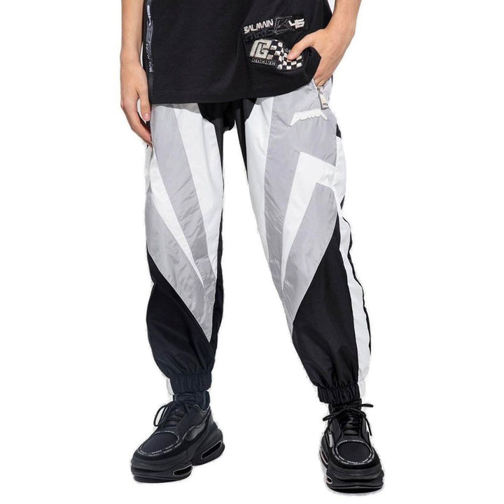 Balmain Black Polyester Athletic Pants by Balmain outlet now on sale