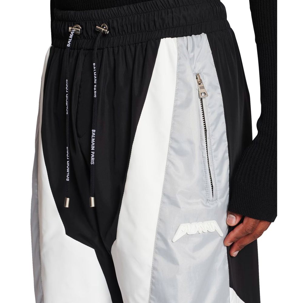 Balmain Black Polyester Athletic Pants by Balmain outlet now on sale