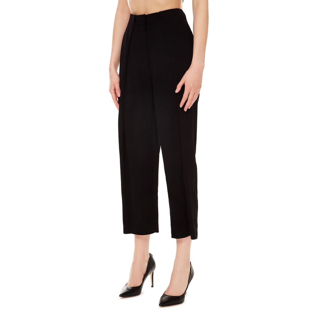 Balmain Black Viscose Casual Pants by Balmain outlet now on sale