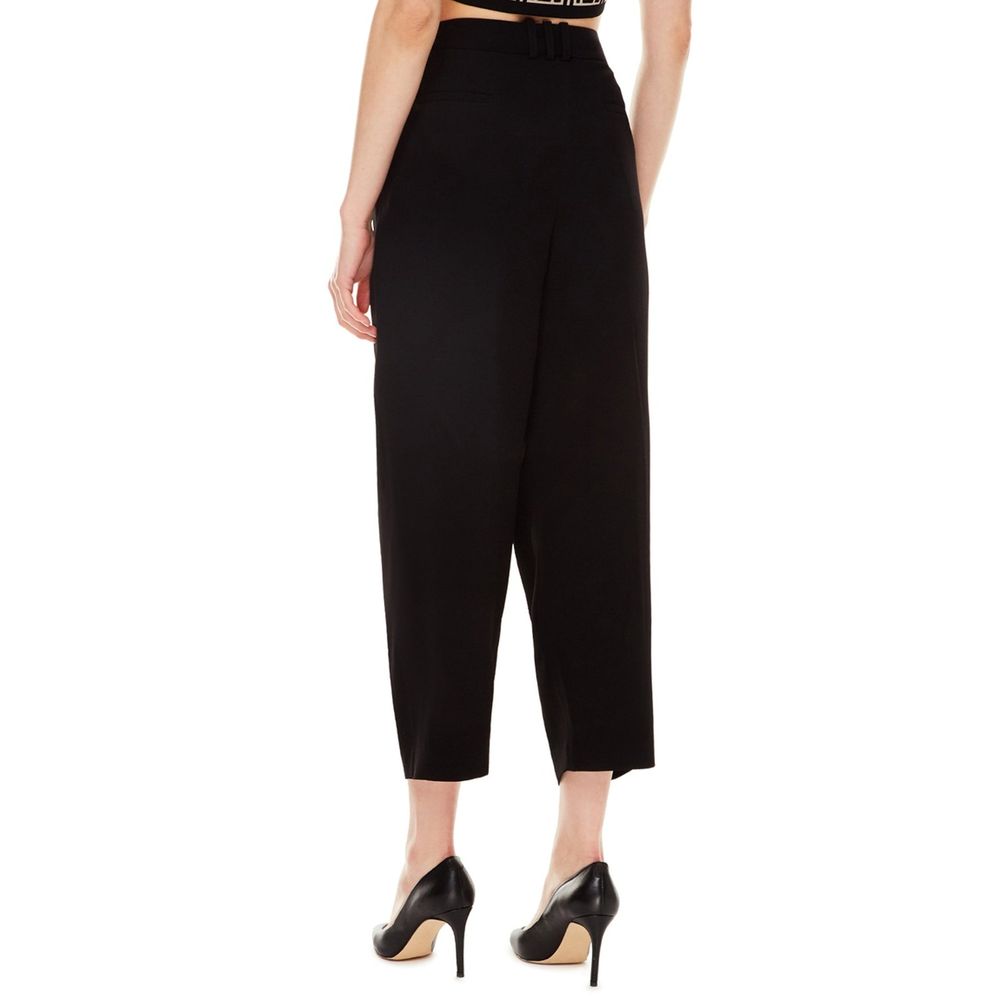 Balmain Black Viscose Casual Pants by Balmain outlet now on sale