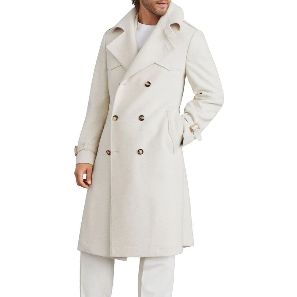 Brunello Cucinelli Beige Cashmere Coat by Brunello Cucinelli outlet now on sale