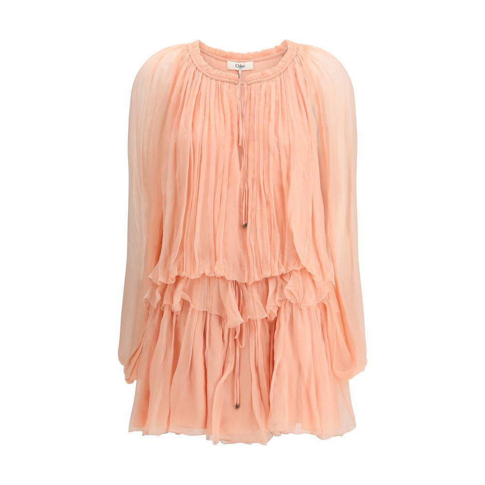 Chloé Multicolor Silk Casual Dress by Chloé outlet now on sale