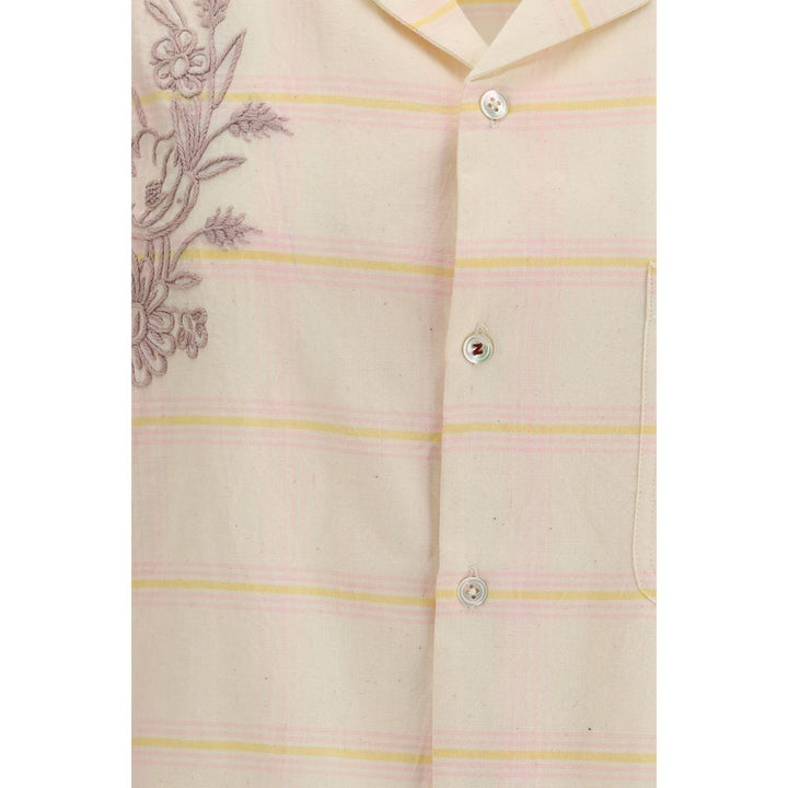 Baziszt Multicolor Cotton Shortsleeve Shirt