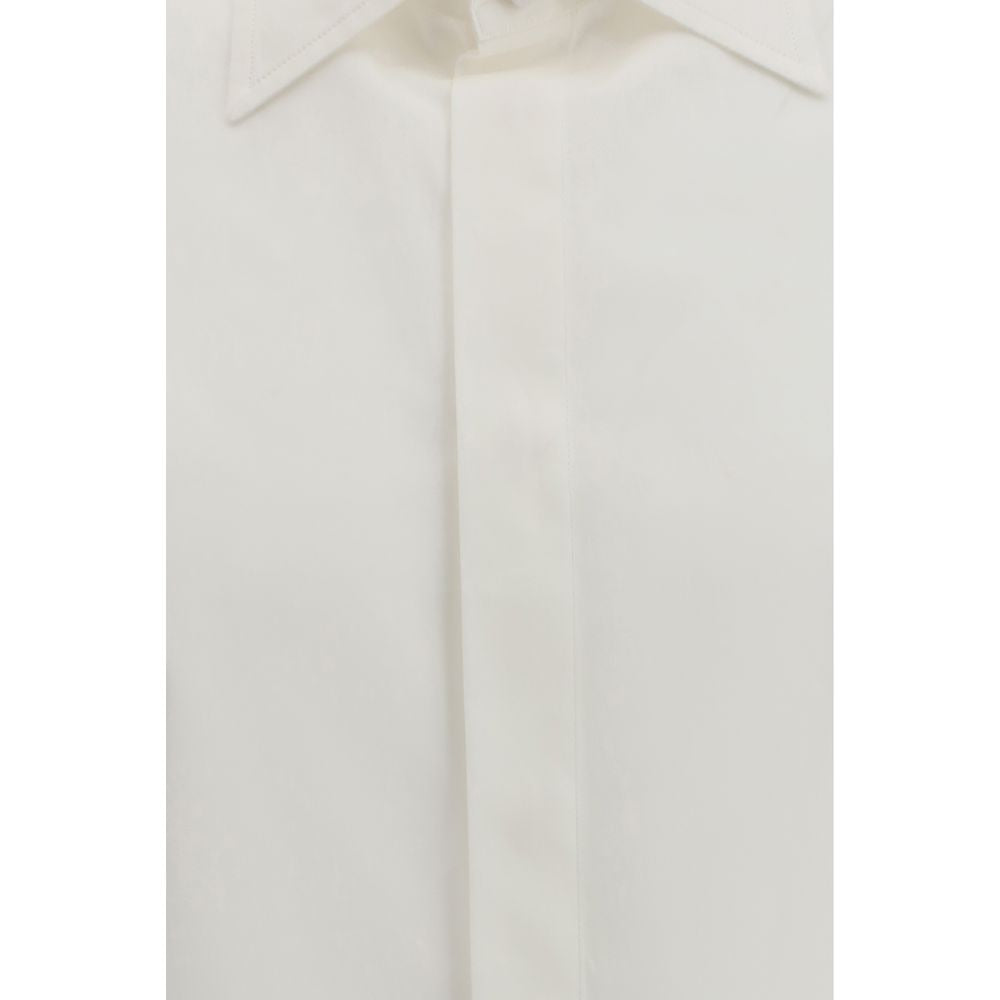 Valentino White Cotton Dress Shirt by Valentino outlet now on sale