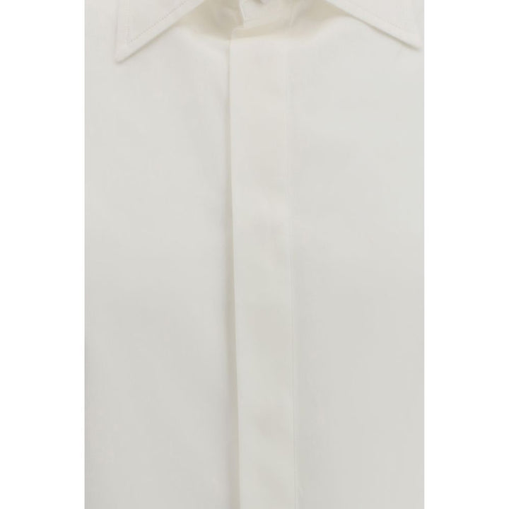Valentino White Cotton Dress Shirt by Valentino outlet now on sale