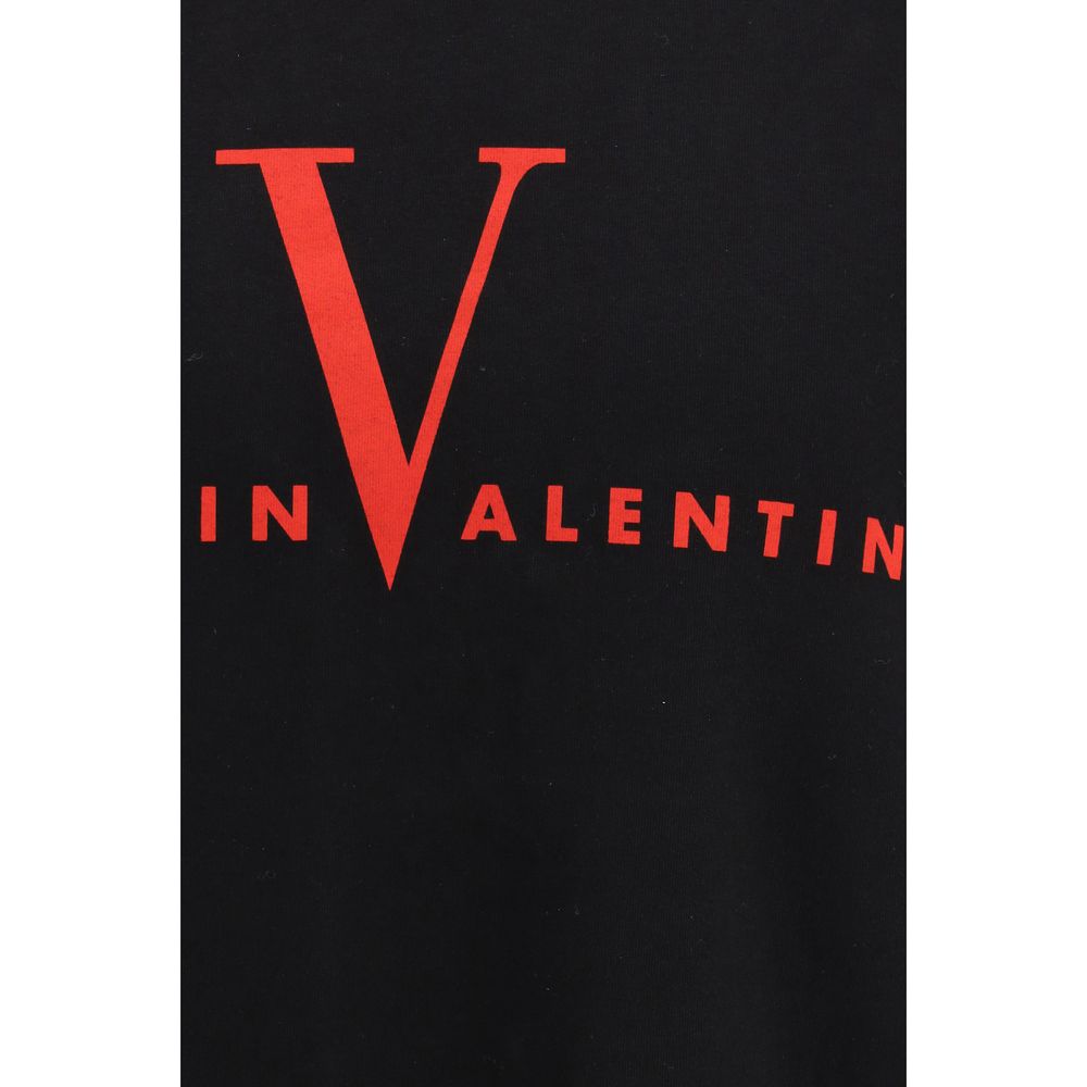 Valentino Black Cotton T-Shirt by Valentino outlet now on sale