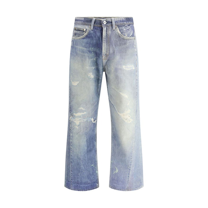 Our Legacy Blue Cotton Relaxed Fit Jeans by Our Legacy outlet now on sale