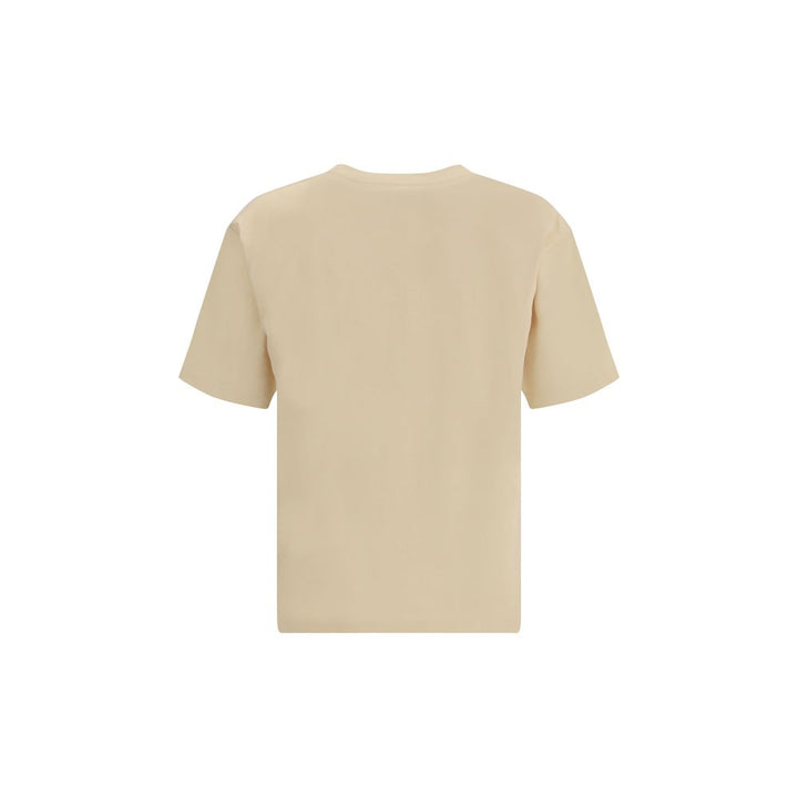 Valentino Cream Cotton T-Shirt by Valentino outlet now on sale