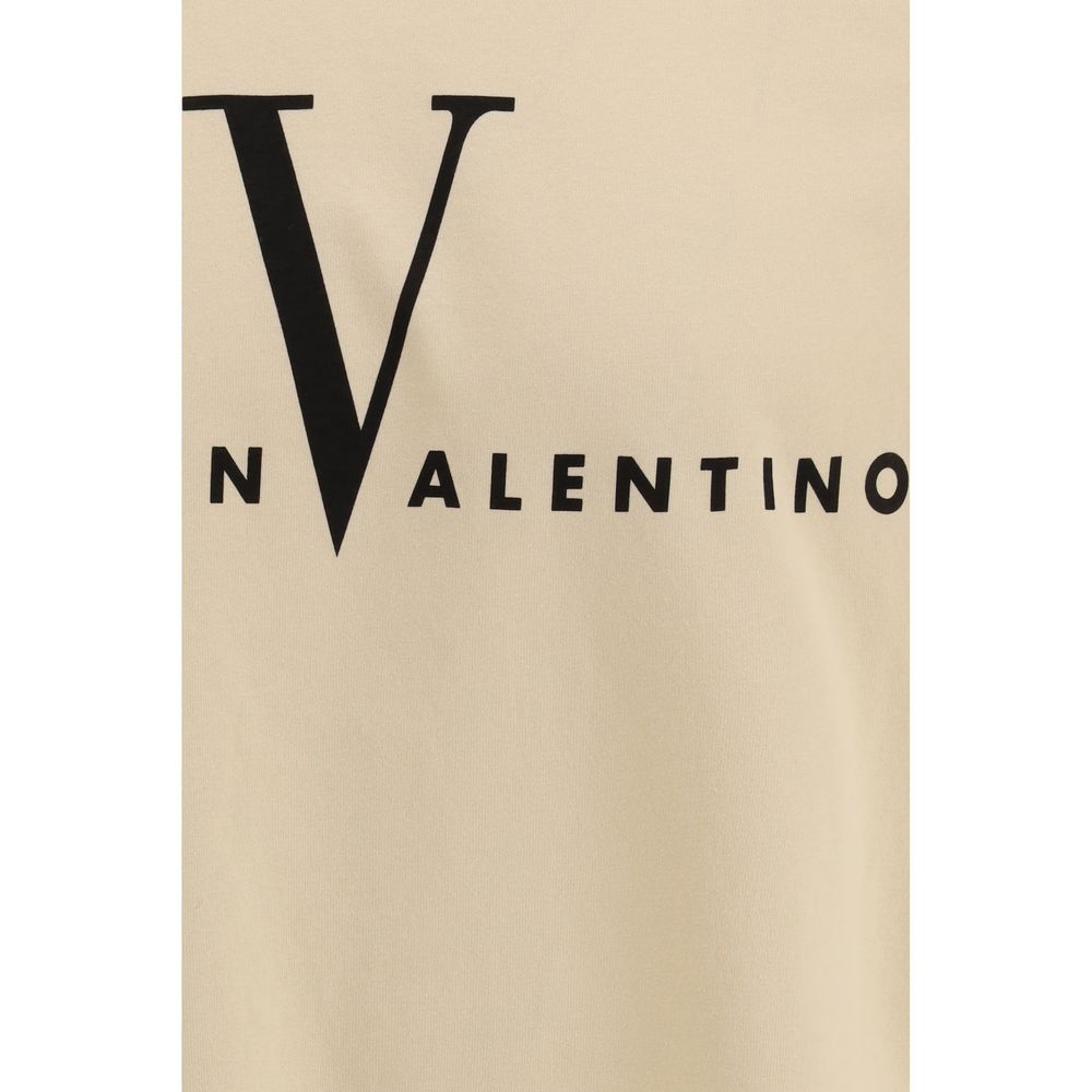 Valentino Cream Cotton T-Shirt by Valentino outlet now on sale
