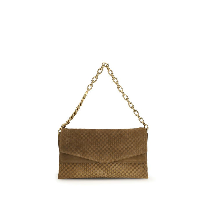 Gucci Beige Suede Leather Handbag by Gucci outlet now on sale