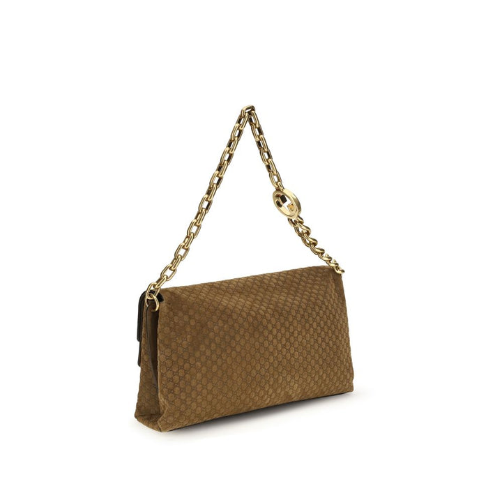 Gucci Beige Suede Leather Handbag by Gucci outlet now on sale