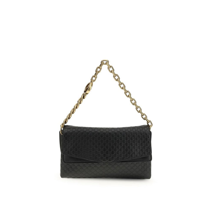 Gucci Black Calf Leather Bos Taurus Handbag by Gucci outlet now on sale