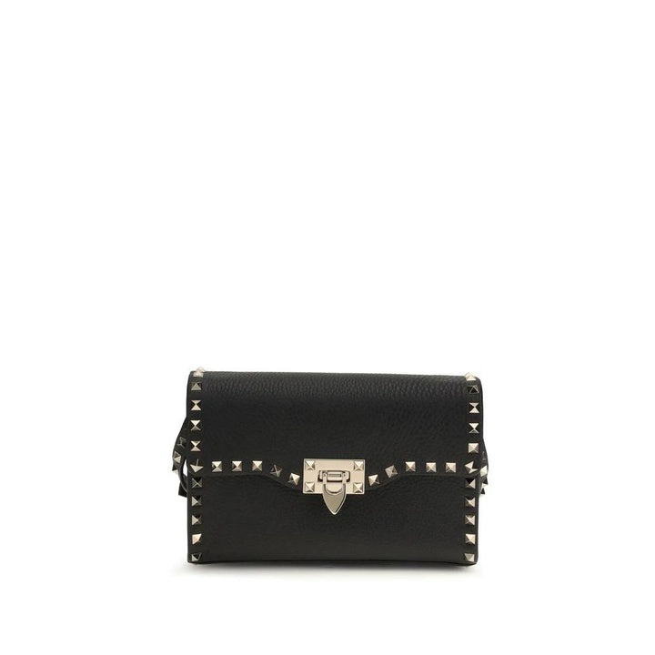 Valentino Garavani Sample Sale Valentino Garavani Black Calf Leather Bos Taurus Shoulder Bag - | Designer outlet
