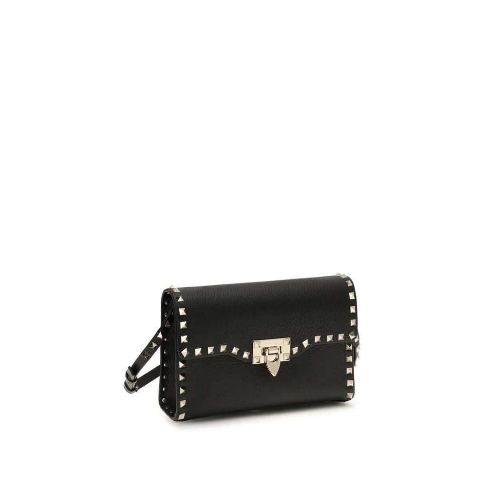 Valentino Garavani Sample Sale Valentino Garavani Black Calf Leather Bos Taurus Shoulder Bag - | Designer outlet