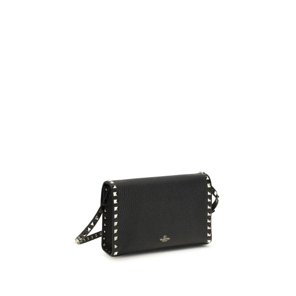 Valentino Garavani Sample Sale Valentino Garavani Black Calf Leather Bos Taurus Shoulder Bag - | Designer outlet