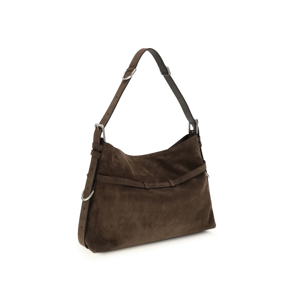 Givenchy Black Calf Leather Bos Taurus Shoulder Bag by Givenchy outlet now on sale