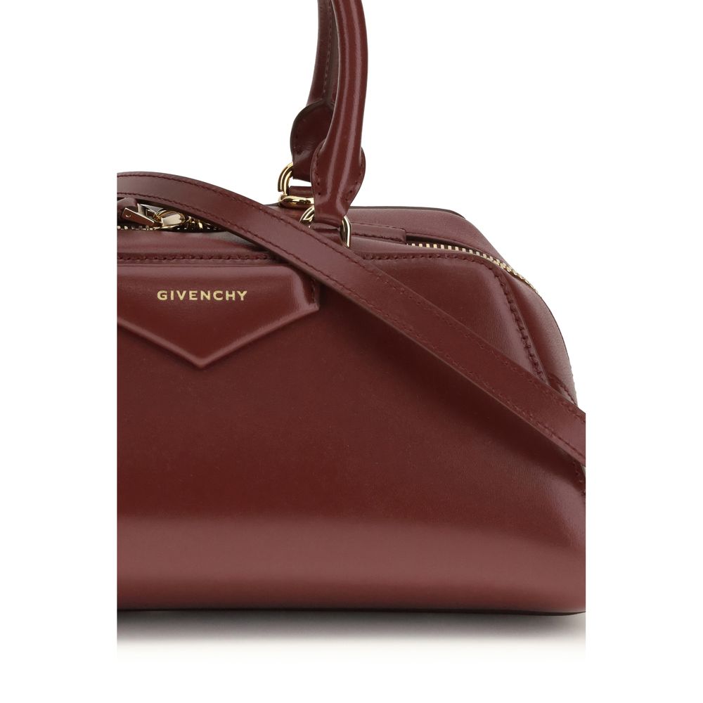 Givenchy Bordeaux Calf Leather Bos Taurus Handbag by Givenchy outlet now on sale