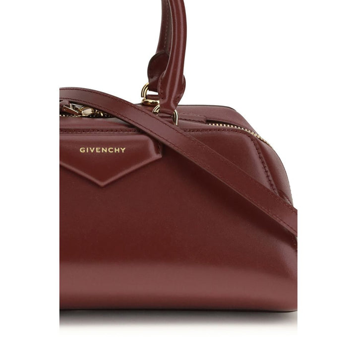 Givenchy Bordeaux Calf Leather Bos Taurus Handbag by Givenchy outlet now on sale