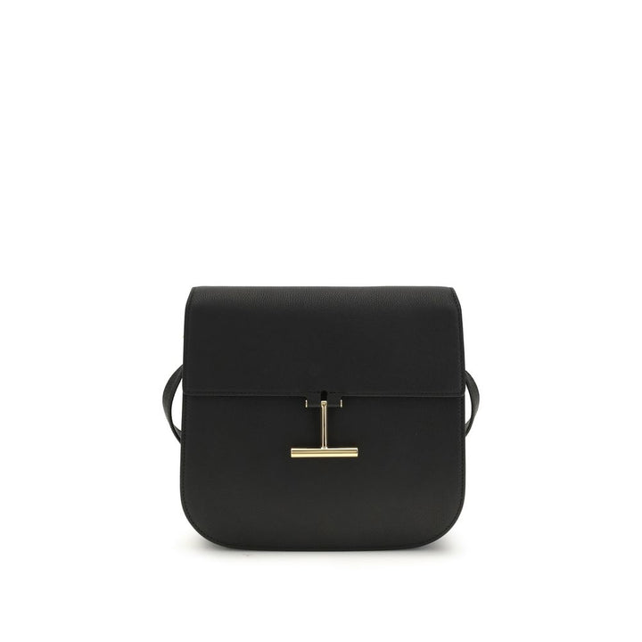 Tom Ford Black Calf Leather Bos Taurus Shoulder Bag by Tom Ford outlet now on sale