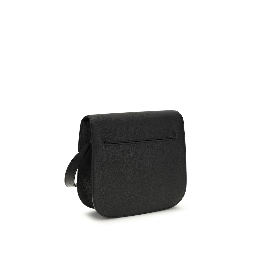 Tom Ford Black Calf Leather Bos Taurus Shoulder Bag by Tom Ford outlet now on sale