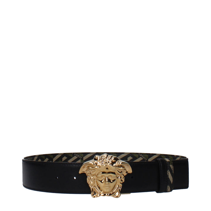 Versace Green Polyester Regular Belt