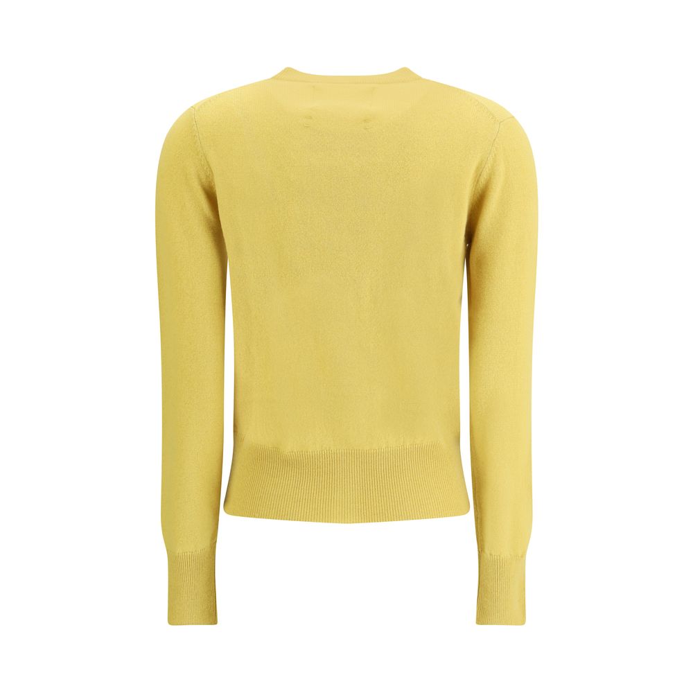 Extreme Cashmere Bicolor Cashmere Cardigan by Extreme Cashmere outlet now on sale