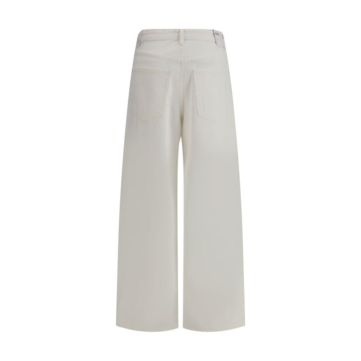 Agolde White Cotton Jeans Denim by Agolde outlet now on sale
