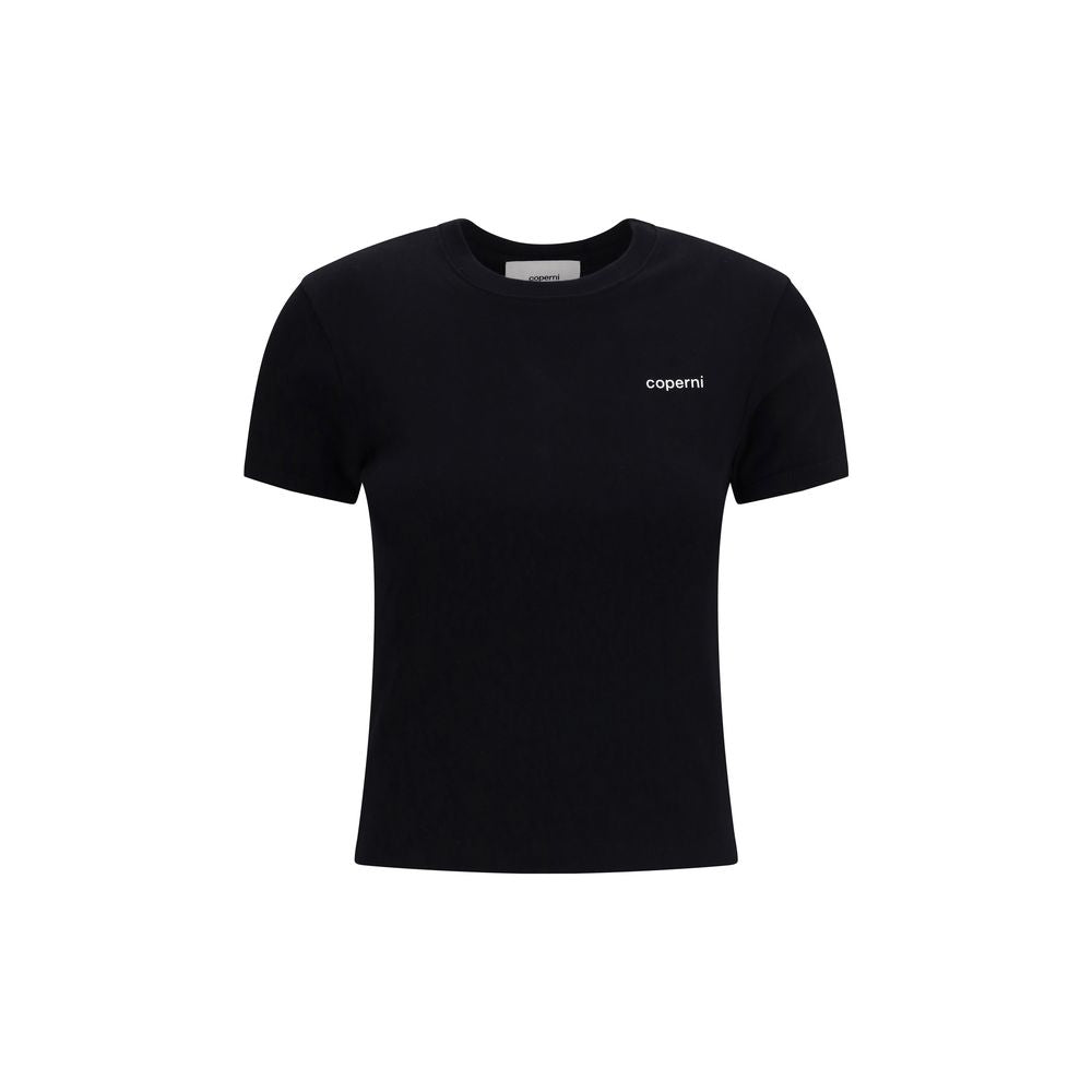 Coperni Black Cotton T-Shirt by Coperni outlet now on sale