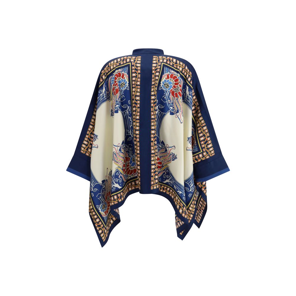La Double J Multicolor Silk Pattern Shirt by La Double J outlet now on sale
