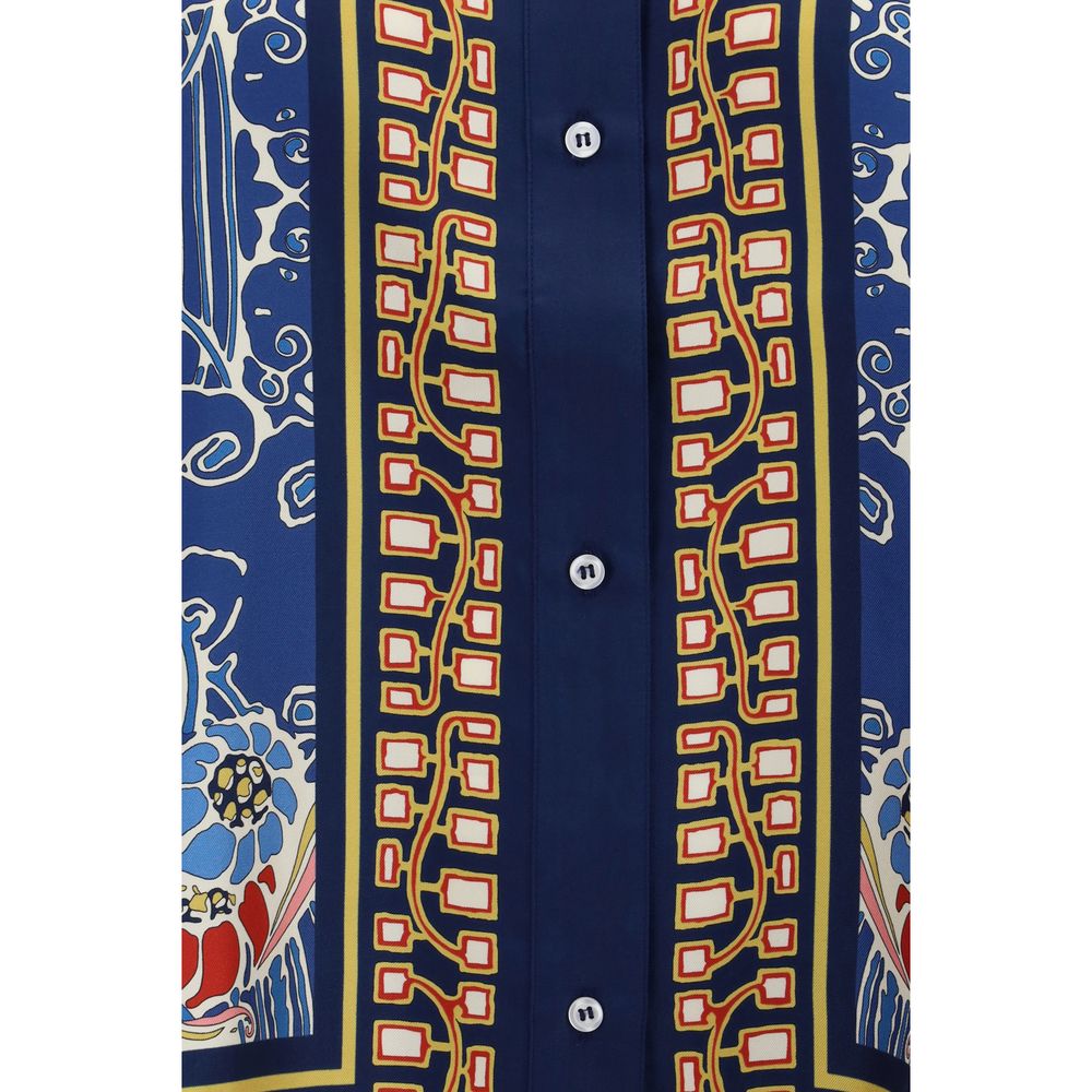 La Double J Multicolor Silk Pattern Shirt by La Double J outlet now on sale