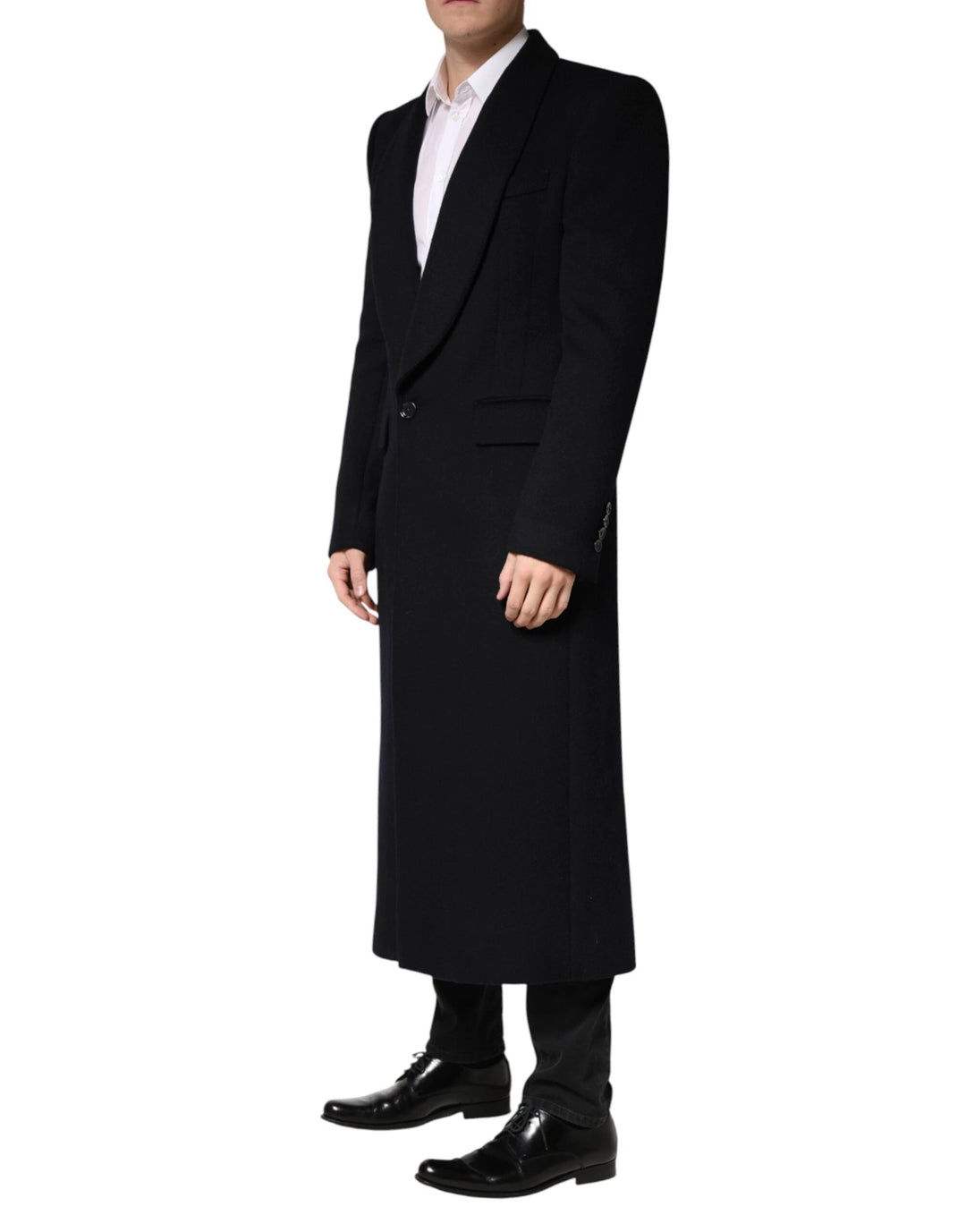 Dolce &amp; Gabbana Sample Sale Dolce &amp; Gabbana Black Single Breasted Trench Coat Jacket - | Designer outlet
