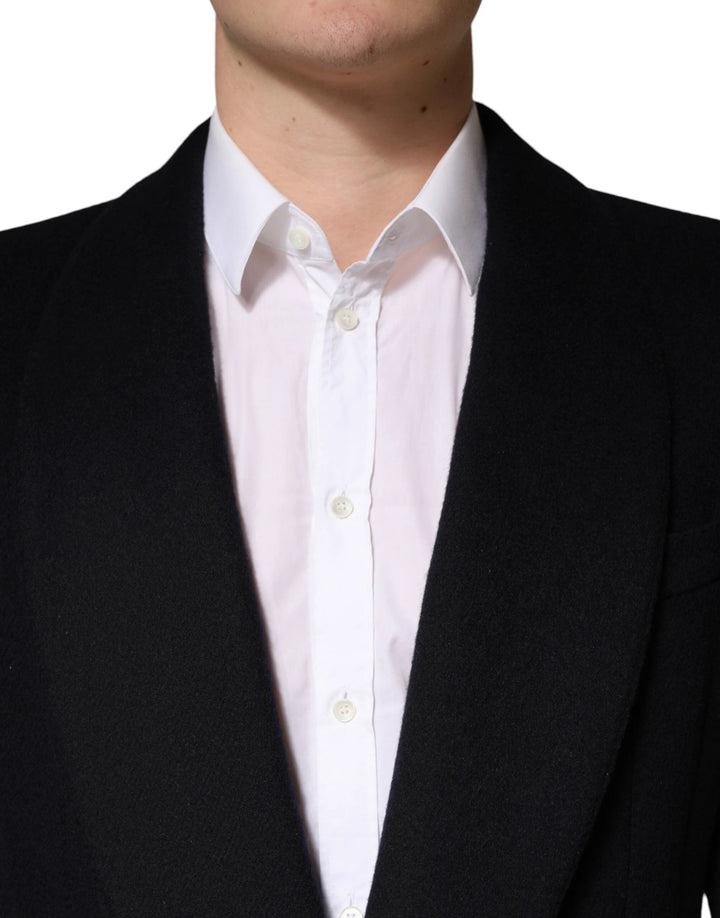 Dolce &amp; Gabbana Sample Sale Dolce &amp; Gabbana Black Single Breasted Trench Coat Jacket - | Designer outlet