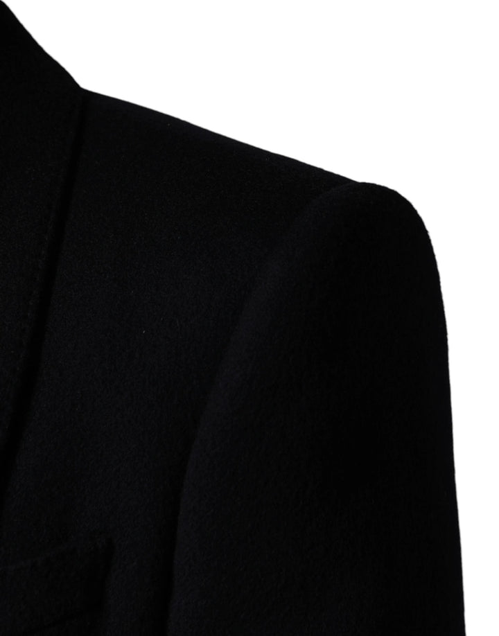 Dolce &amp; Gabbana Sample Sale Dolce &amp; Gabbana Black Single Breasted Trench Coat Jacket - | Designer outlet