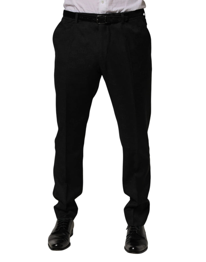 Dolce &amp; Gabbana Sample Sale Dolce &amp; Gabbana Black Wool Skinny Dress Formal Trouser Pants - | Designer outlet