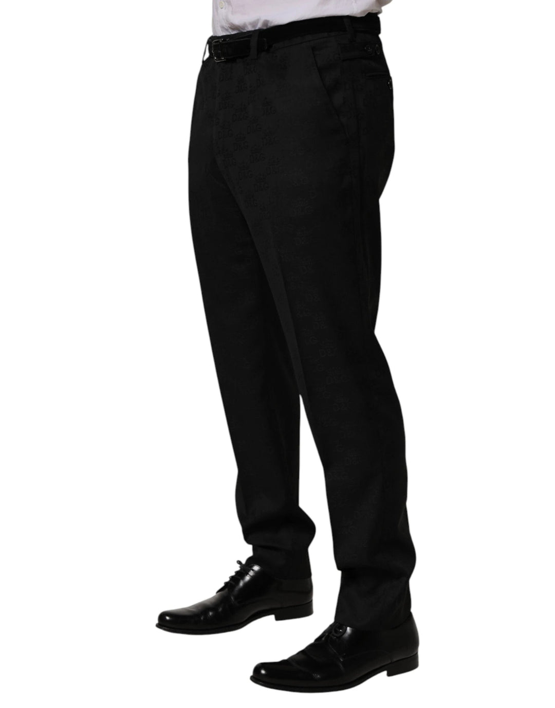 Dolce &amp; Gabbana Sample Sale Dolce &amp; Gabbana Black Wool Skinny Dress Formal Trouser Pants - | Designer outlet