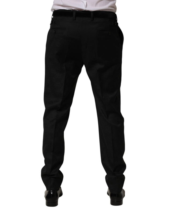 Dolce &amp; Gabbana Sample Sale Dolce &amp; Gabbana Black Wool Skinny Dress Formal Trouser Pants - | Designer outlet