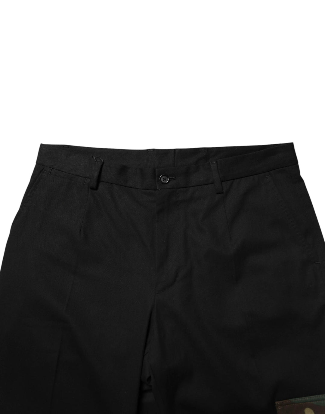 Dolce &amp; Gabbana Sample Sale Dolce &amp; Gabbana Black Cotton Skinny Dress Cargo Trouser Pants - | Designer outlet
