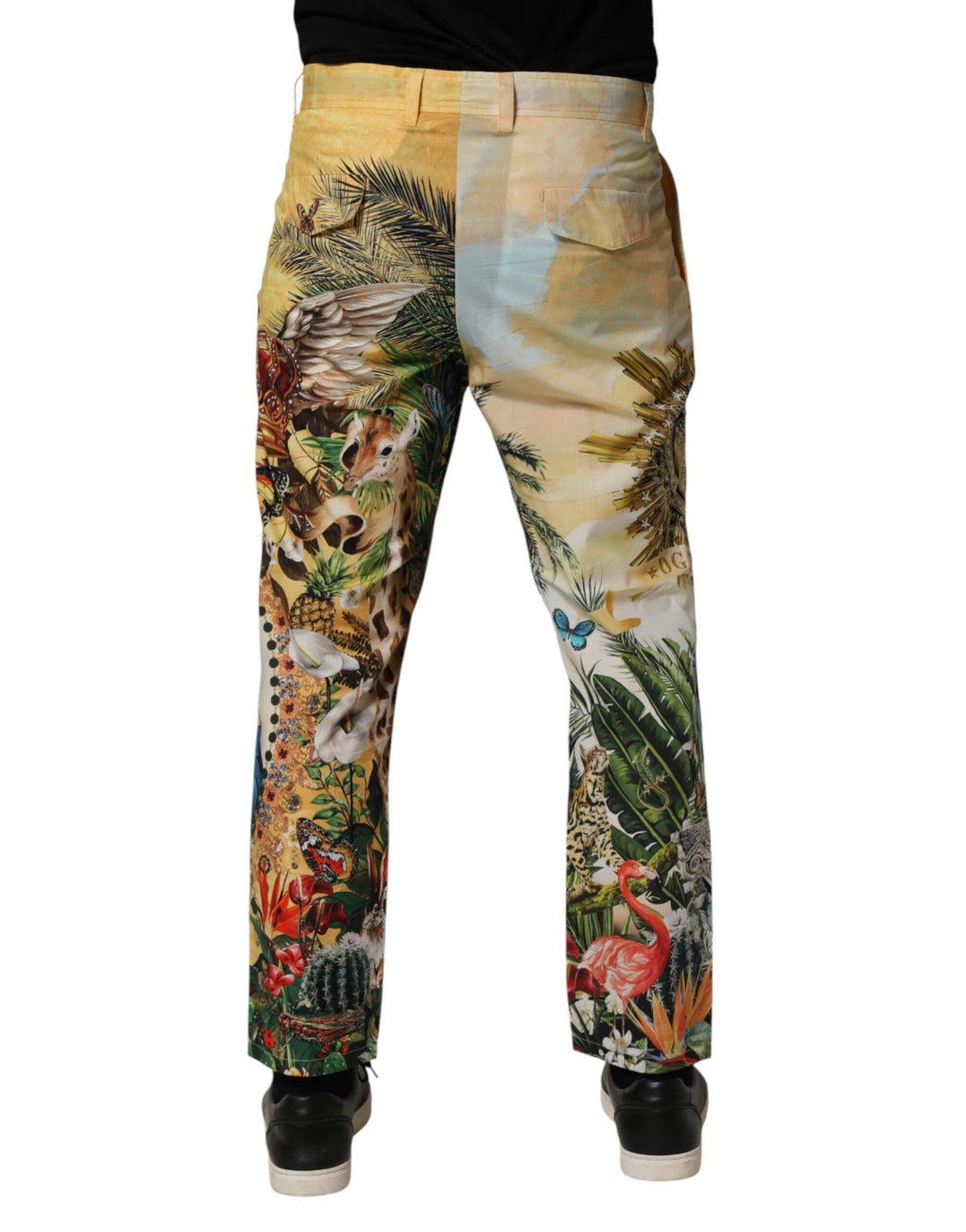Dolce &amp; Gabbana Sample Sale Dolce &amp; Gabbana Multicolor Tropical King Lounge Trouser Pants - | Designer outlet