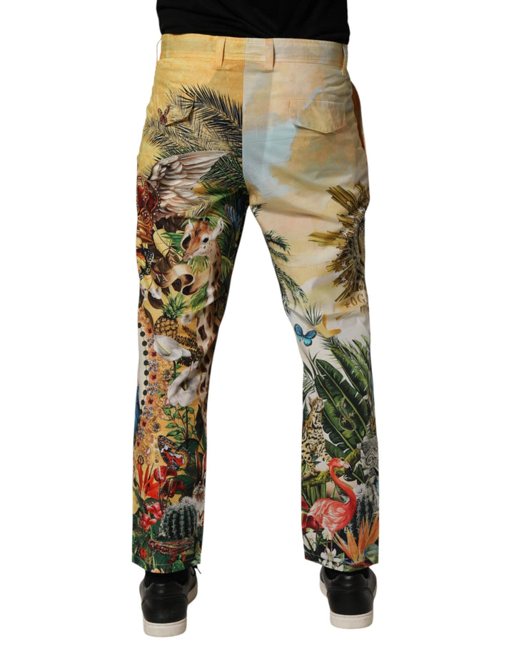 Dolce &amp; Gabbana Sample Sale Dolce &amp; Gabbana Multicolor Tropical King Lounge Trouser Pants - | Designer outlet