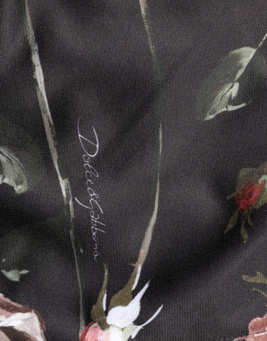 Dolce &amp; Gabbana Sample Sale Dolce &amp; Gabbana Black Floral Straight-Leg Chino Trouser Pants - | Designer outlet